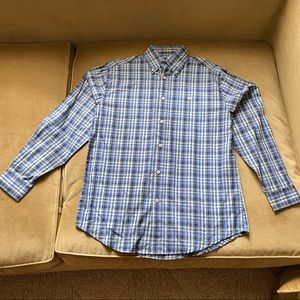 Southern Marsh Button Down Shirt - Size M, Blue Plaid